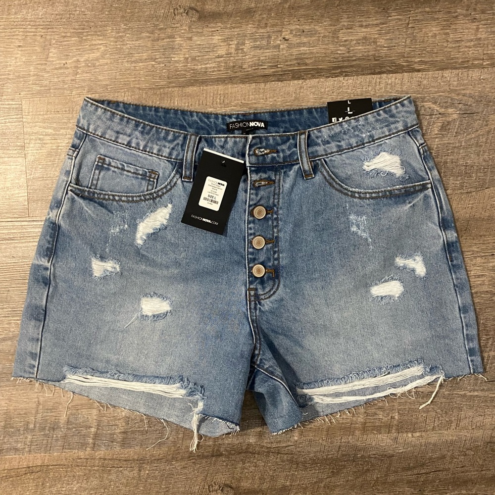 Fashion Nova jean shorts